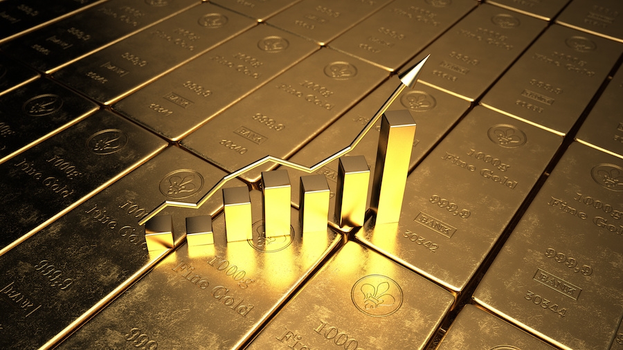 Gold prices rebounded from session lows rising 0.35%, despite a climb in the dollar. 
